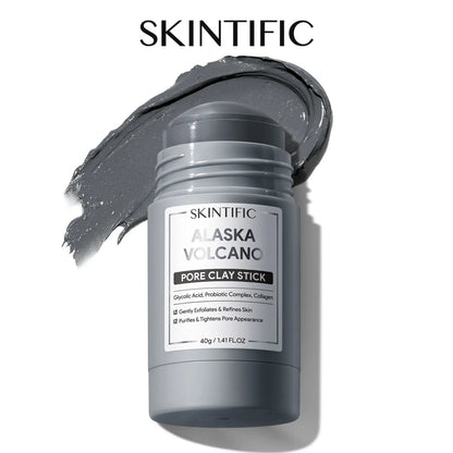 SKINTIFIC Alaska Volcano Pore Clay Stick Cleansing Blackhead Remover Face Mask Stick