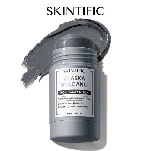 SKINTIFIC Alaska Volcano Pore Clay Stick Cleansing Blackhead Remover Face Mask Stick