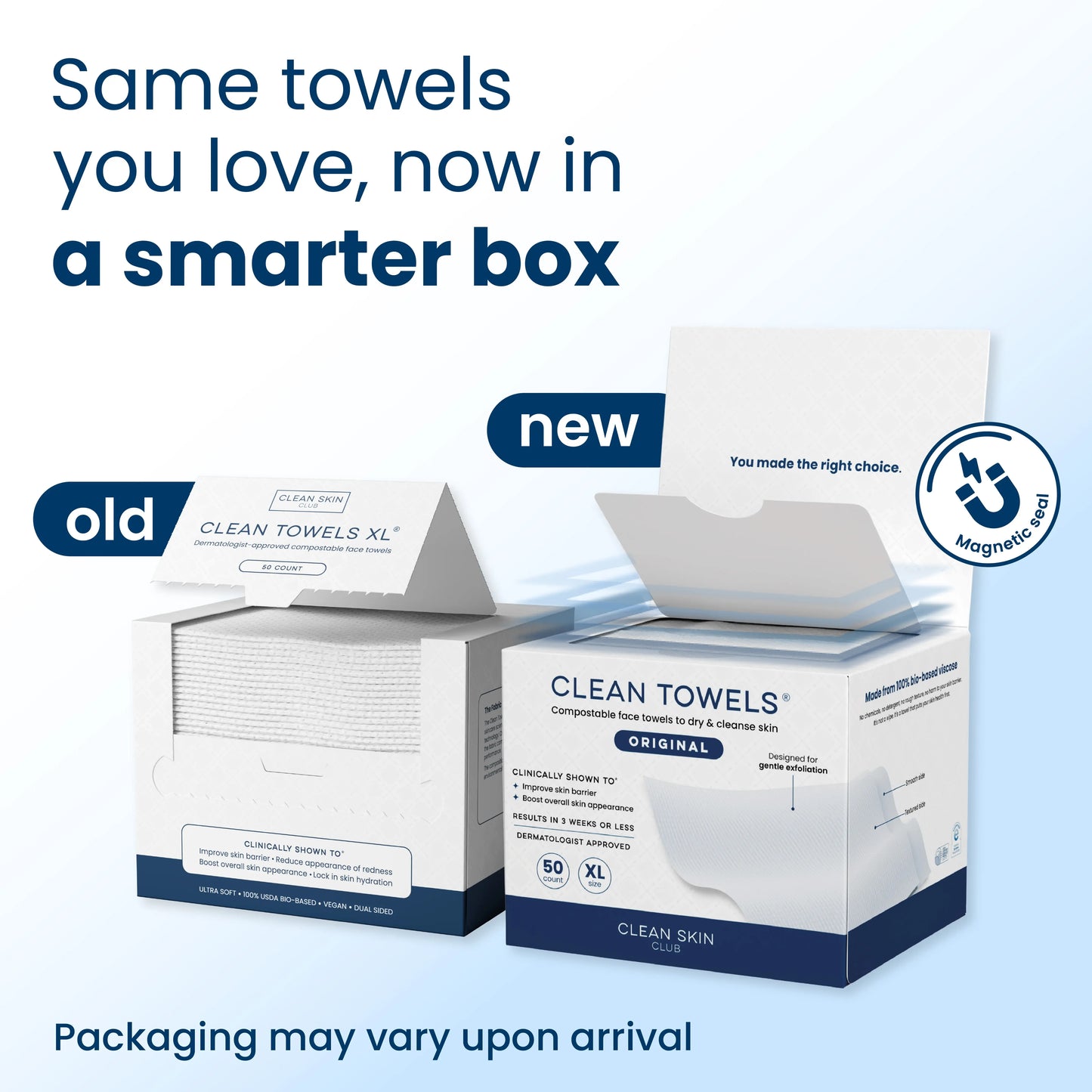 The World's 1st Bacteria-Free XL Face Towels