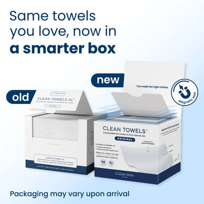 The World's 1st Bacteria-Free XL Face Towels
