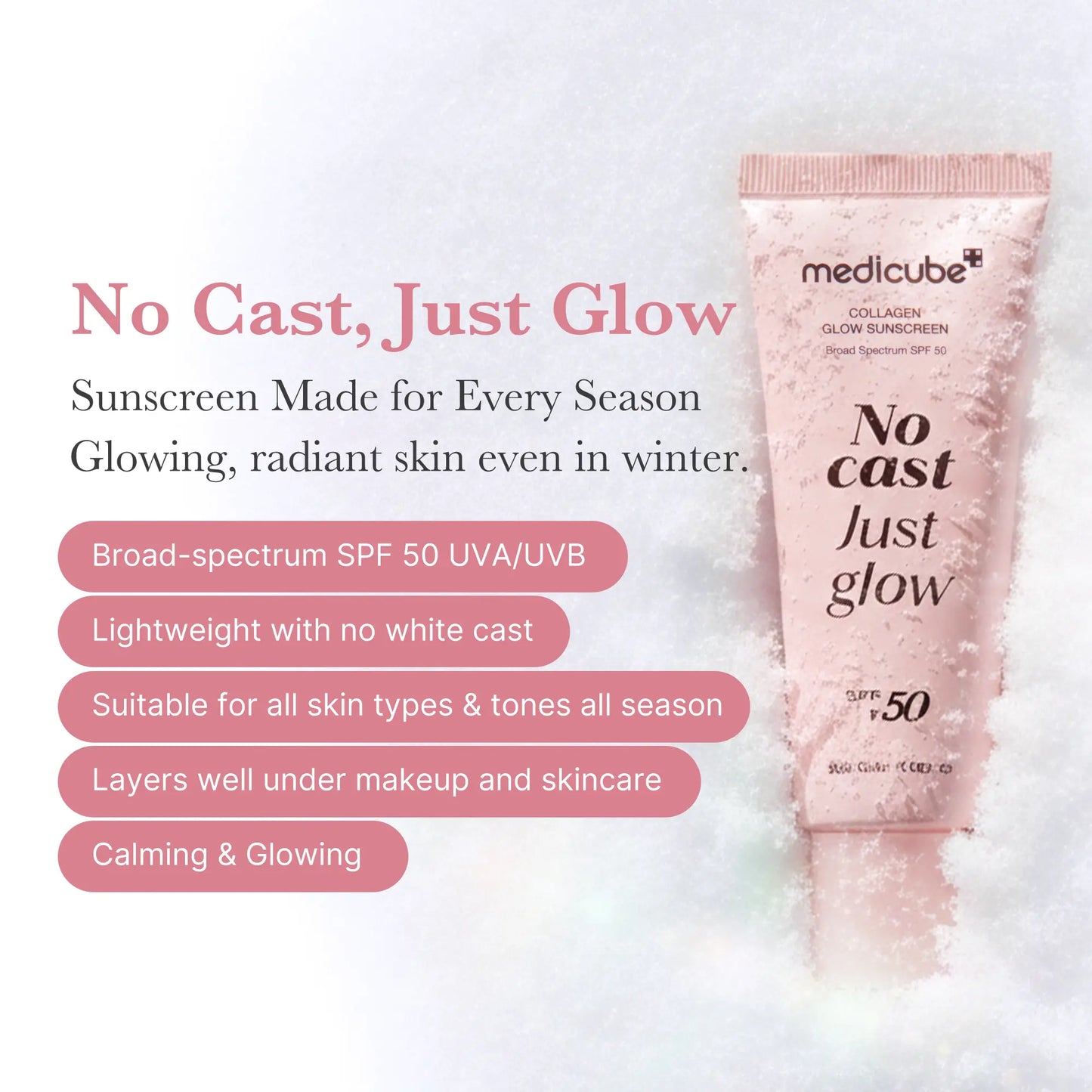 No Cast Just Glow Collagen Sunscreen