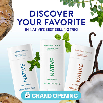 Aluminum-Free Deodorant Stick Discovery Set