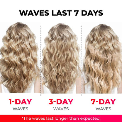 One-Clamp Mermaid Waves: Effortless, Burn-Free Styling