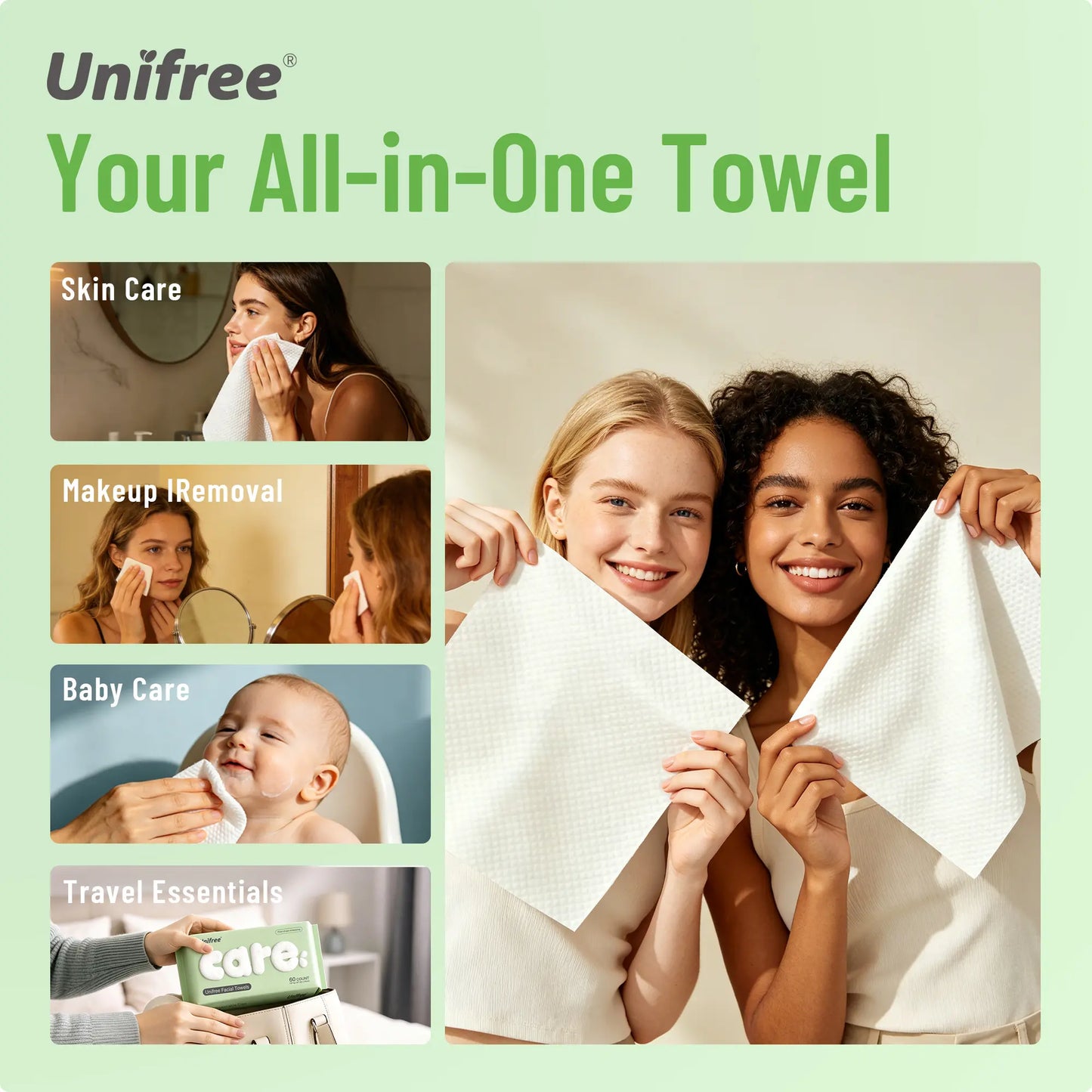 Unifree Disposable Face Towels