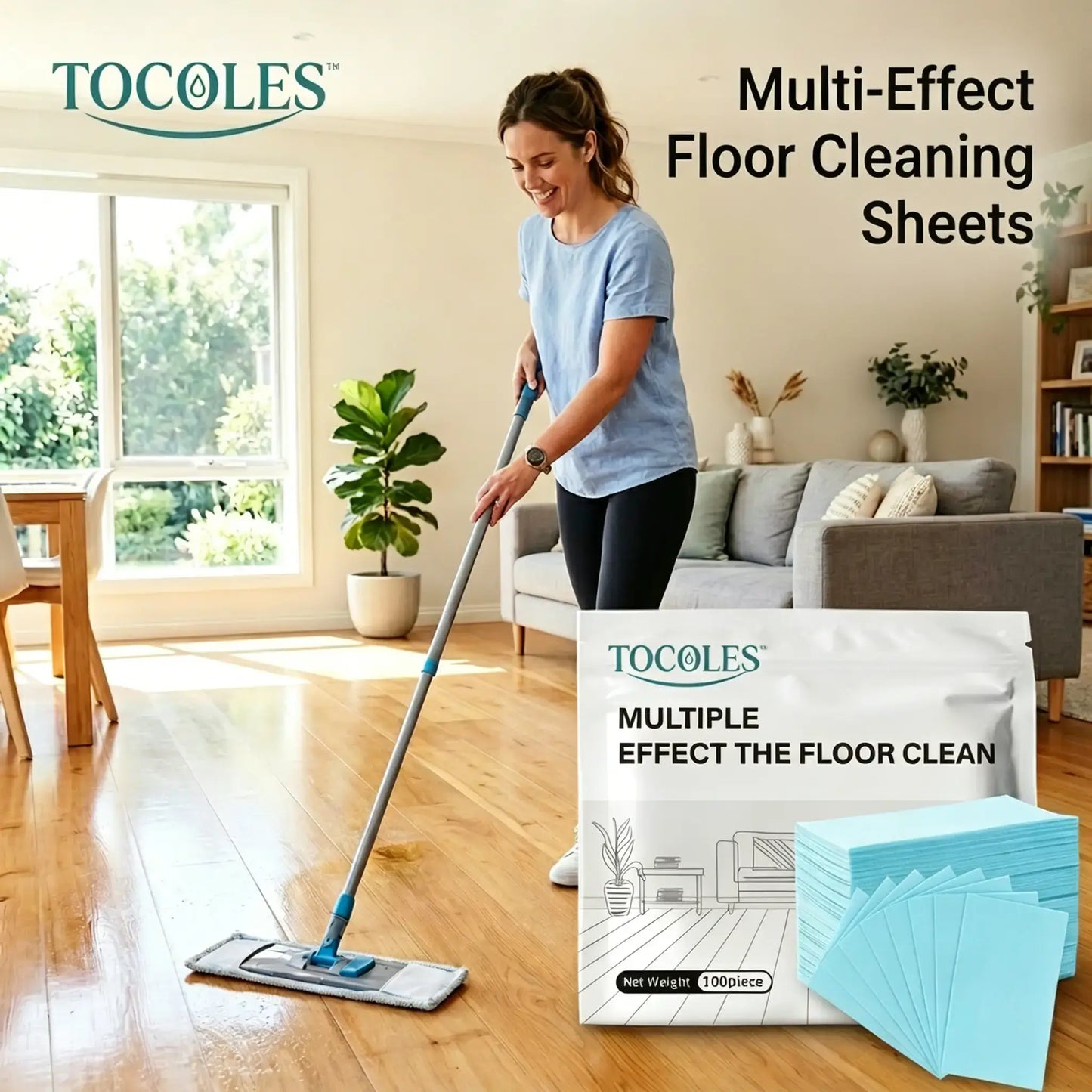 Ultimate Multi-Surface Floor Cleaning Tablets: Antibacterial, Deodorizing & Shine!