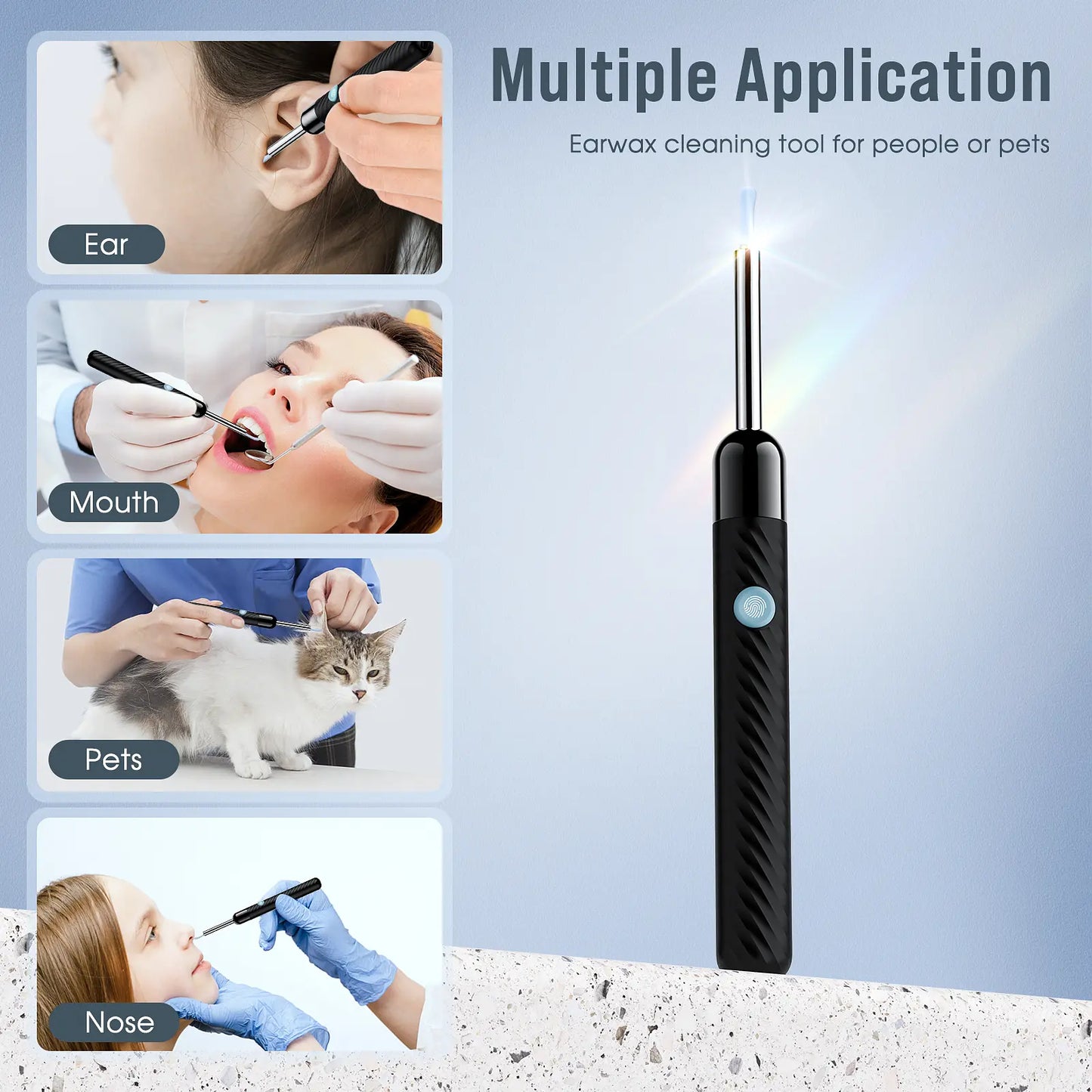 LOYKER Ear Wax Removal Tool, 1080P Ear Camera with Light
