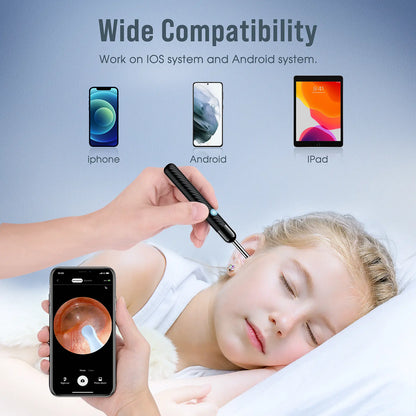 LOYKER Ear Wax Removal Tool, 1080P Ear Camera with Light